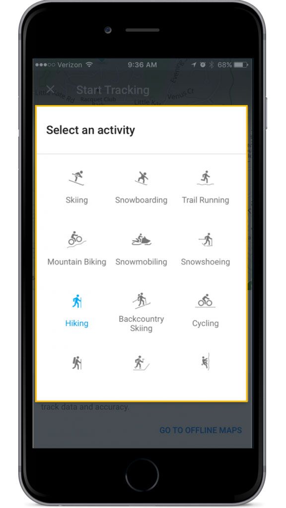 ski route app