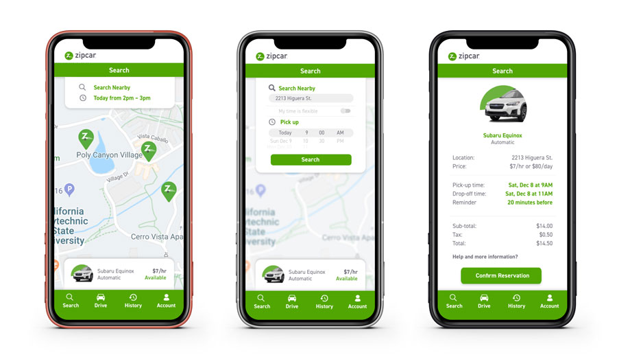 car sharing development service