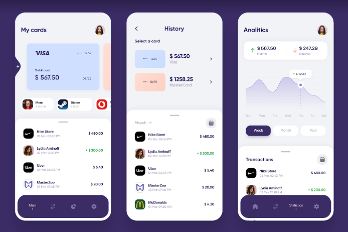 mobile banking app design