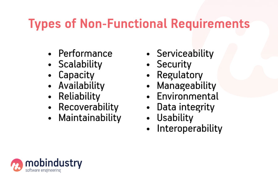 non-functional requirements