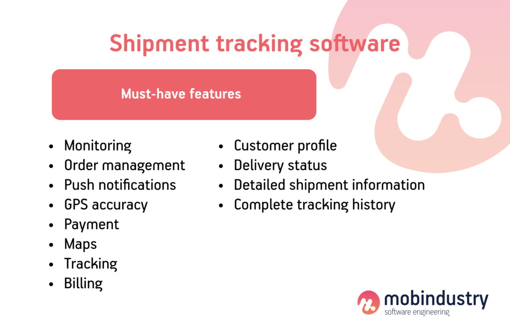 Must-have features for shipment tracking software