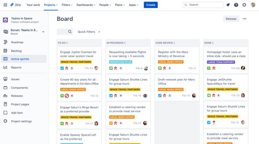 project management software tools