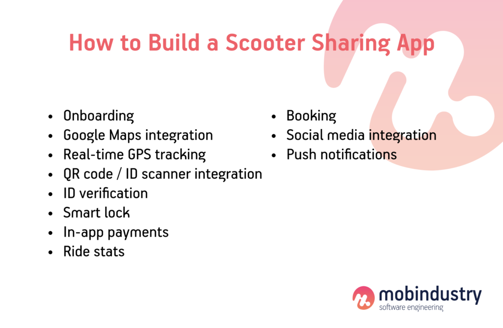 How to build a scooter sharing app