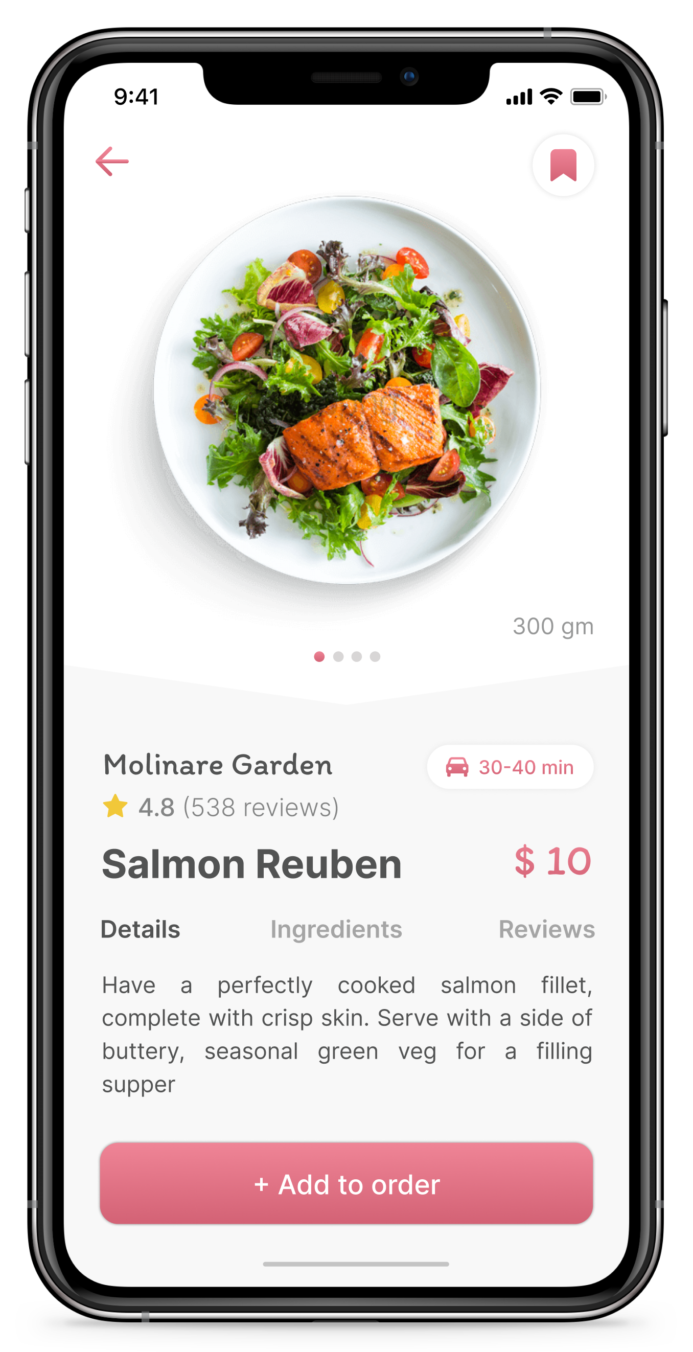 food delivery app UI UX