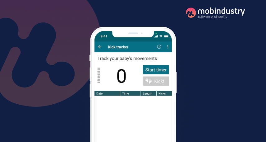 child birth app mobile development