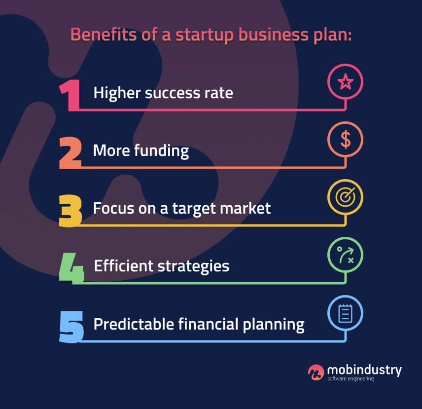 benefits of a startup business plan