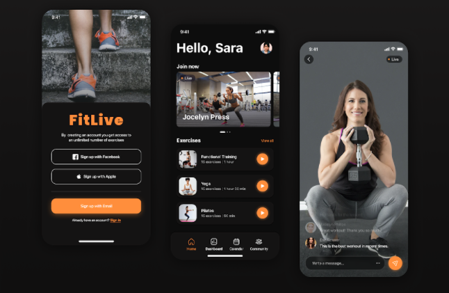 mobile app personal trainer