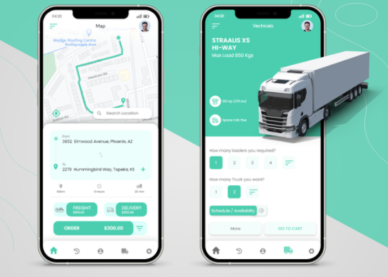 driver truck logistics app