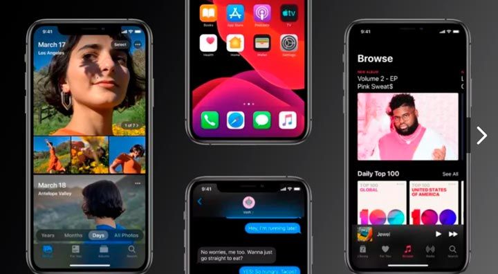 dark mode ios 13