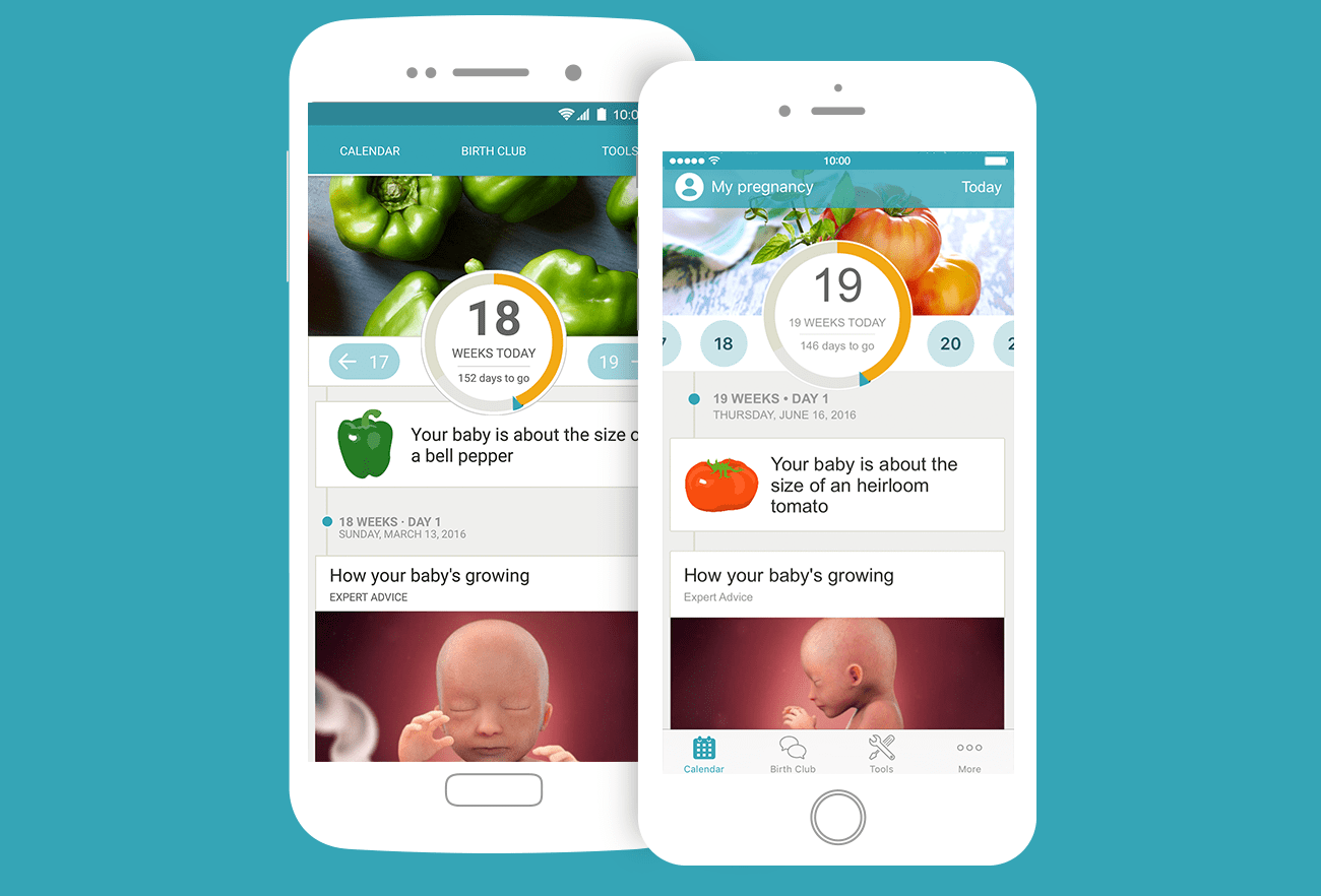 baby care app mobile