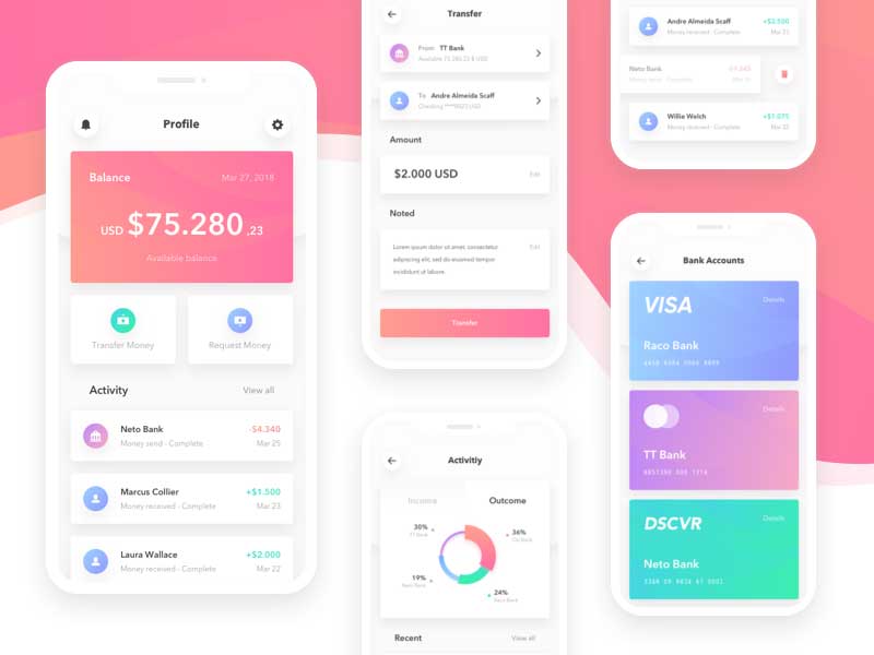 finance app development