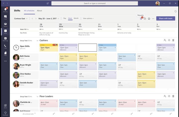 dynamic schedule app development