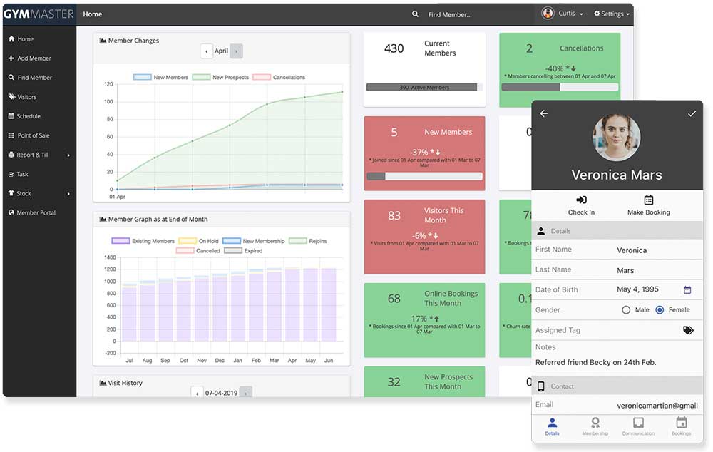 gym business management software