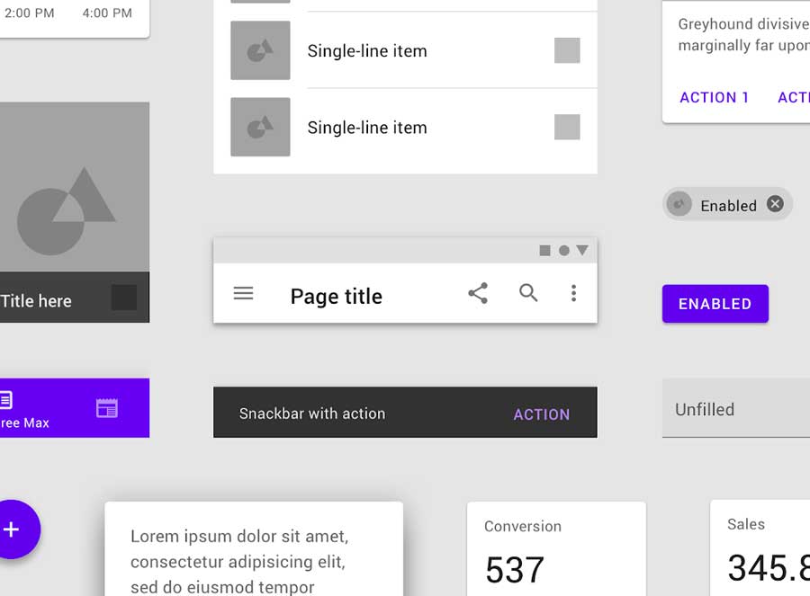 material design flutter