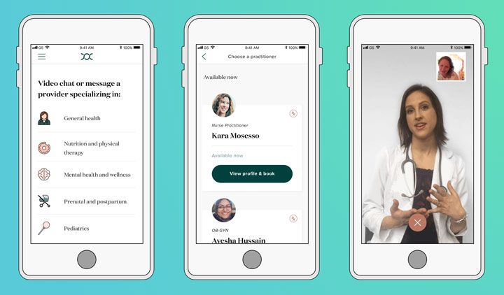 women healthcare femtech mobile app