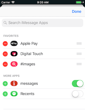 add imessage extension to existing app
