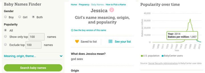 mobile app pregnancy names baby children