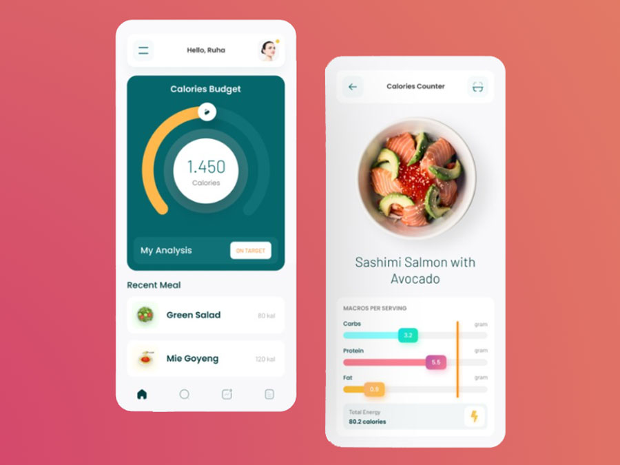 fitness app prototype