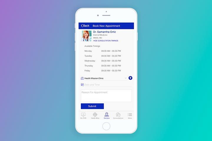 doctor scheduling app development