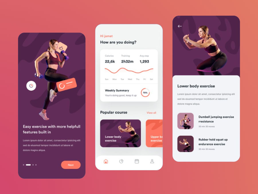 create a fitness app