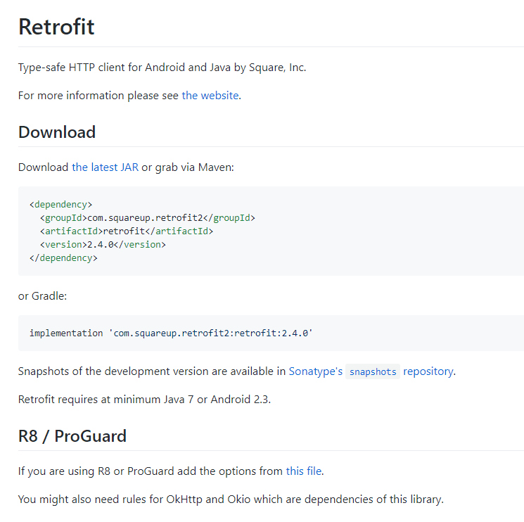 retrofit library obfuscation settings