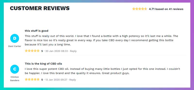 cbd website reviews