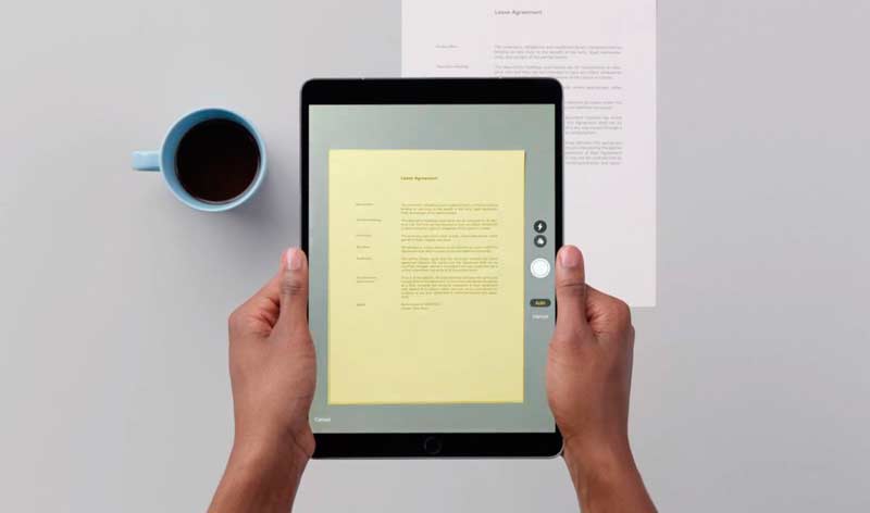 document scanning tablet app