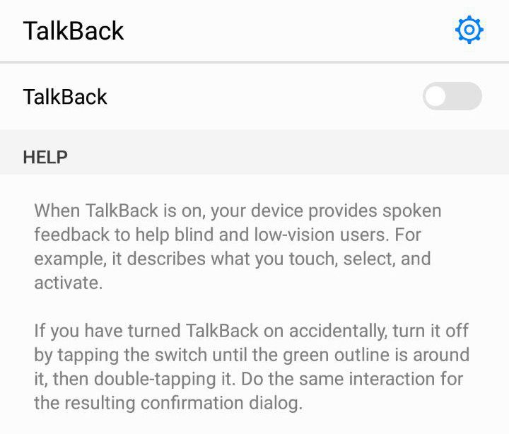 talkback android app accessibility